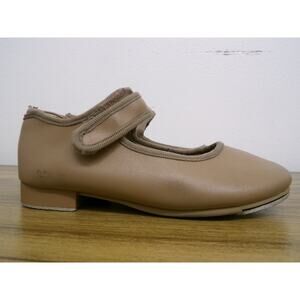 Pre-Owned Tap Shoes Danshuz 534 Toddler 11.5M Tan Mary Jane Easy Strap